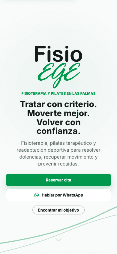 Portada de FisioEGE en móvil